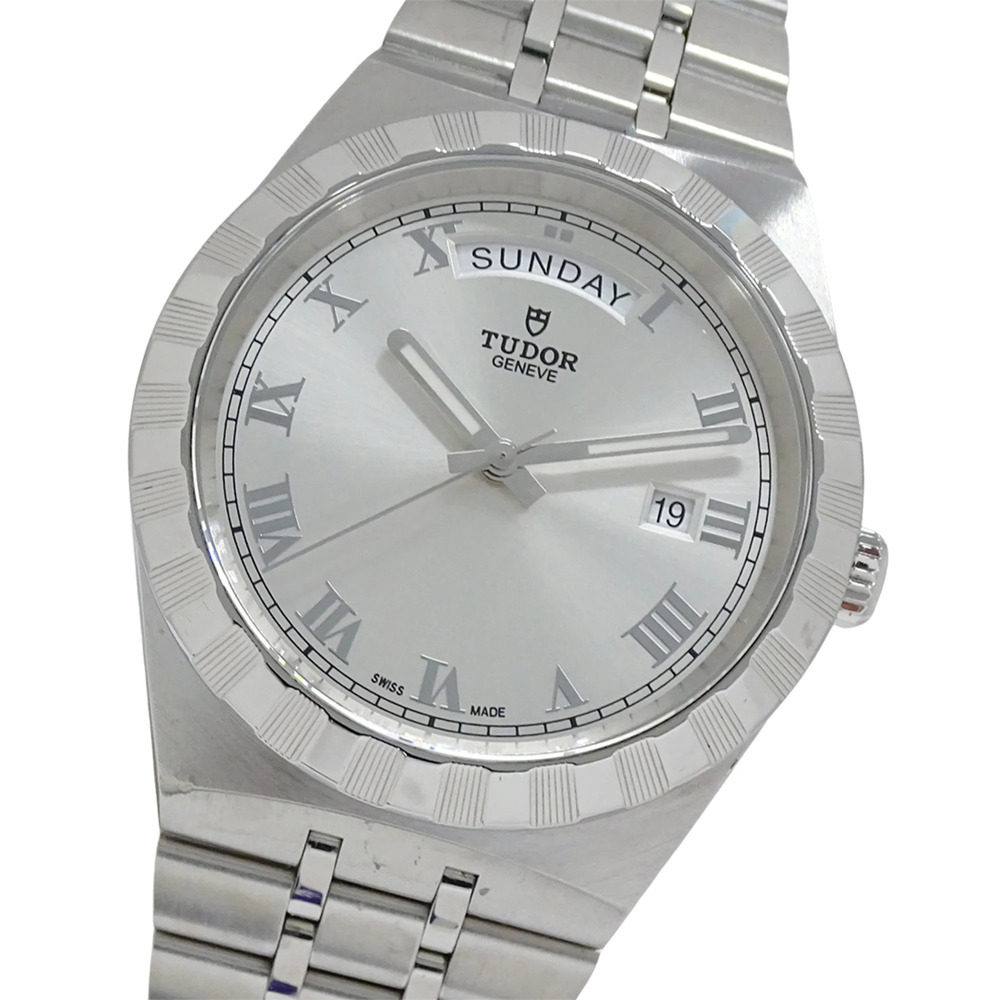 Tudor Royal 28600 Men's Watch, Brand Name, Day-Date, Automatic, Stainless Ste...
